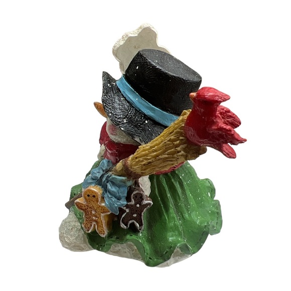 Vintage Snowman ⛄️ Joy Christmas Figurine - Picture 4 of 4